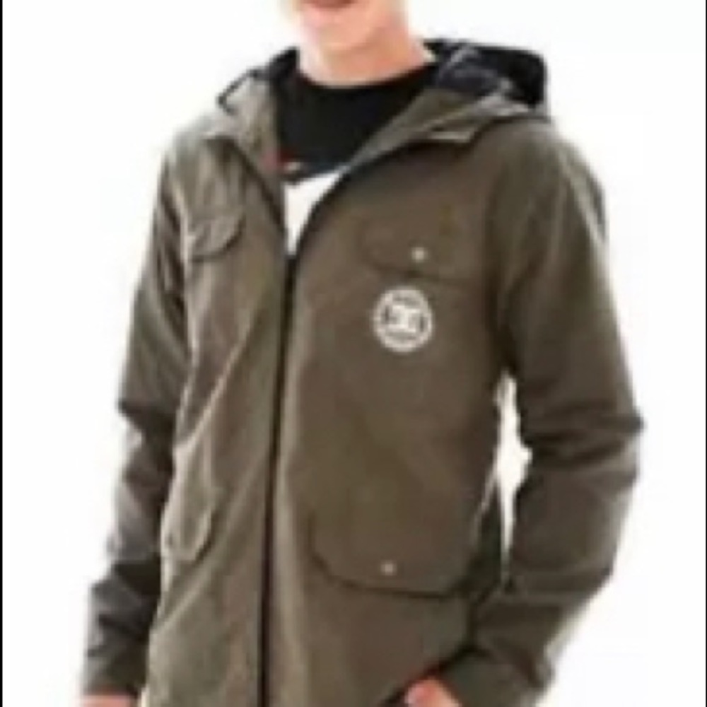 DC Shoes Zip Up Hooded Jacket Size XL